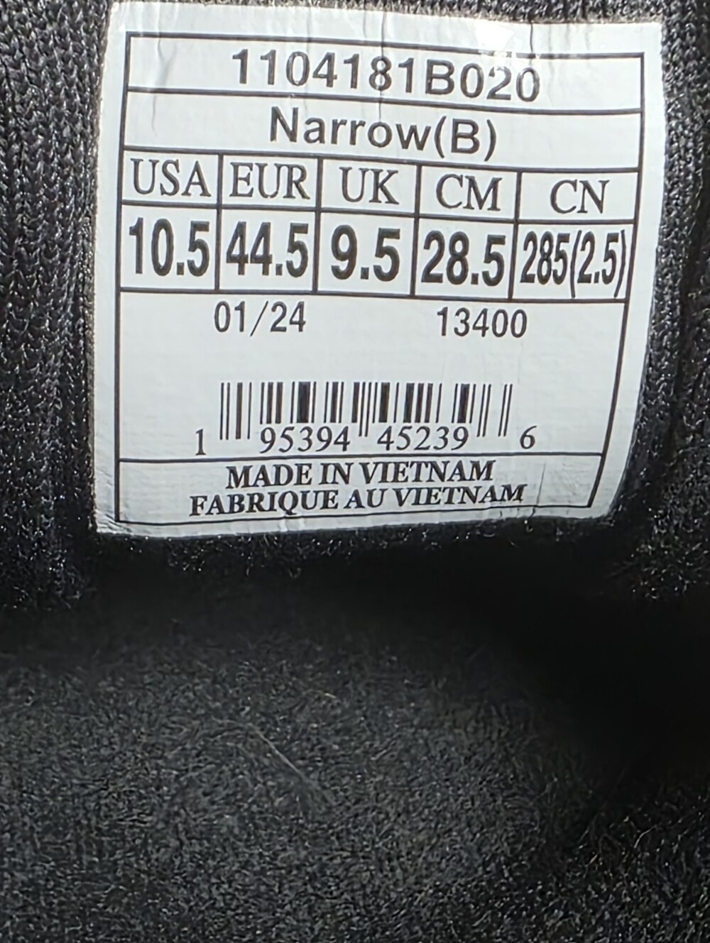 Brooks Ghost 16 Mens Athletic Running Shoes Size 10.5 B Narrow Black 1104181B020 - Picture 9 of 9